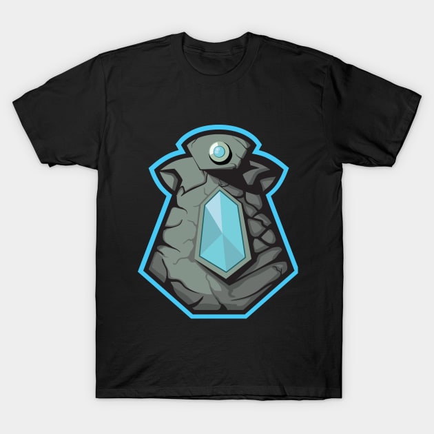 Blue Buff Rock T-Shirt by XLNC Merch